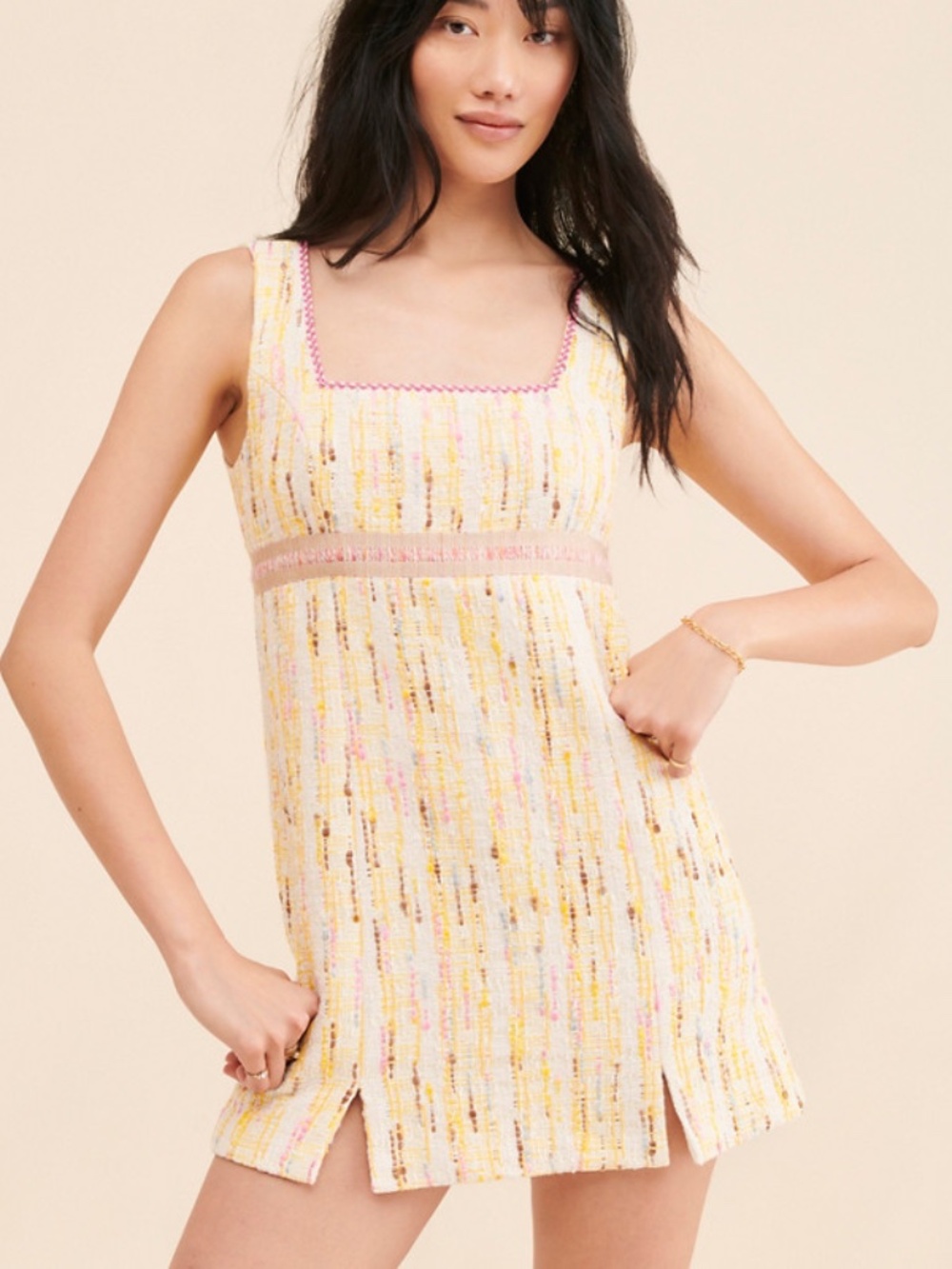 Anna Sui Tweed Mini Dress